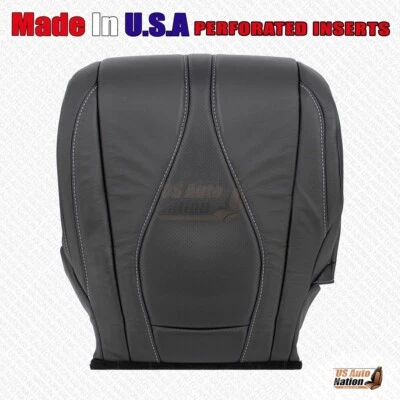 2022 2023 2024 2025 For Acura RDX Front Driver Bottom Leather Seat Cover Black - Image 1 of 4