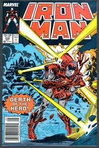 Iron Man 230 NM 9.4 Newsstand Marvel 1988 - Picture 1 of 3