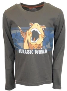 new boys Lego Jurassic world Dinosaur long sleeved t-shirt top.4-9yrs. - Picture 1 of 1