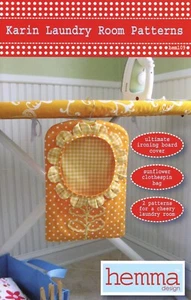 Patrones de lavadero Karin - Bolsa de pinza para ropa, cubierta de tabla de planchar de Hemma Design - Imagen 1 de 3