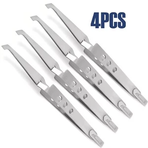 Orthodontic Reverse Action Tweezer Dental Bracket Holding Removing Forceps 4Pcs - Picture 1 of 3