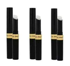 3 x Max Factor Lipfinity Top Coat CLEAR New Moisturising Balm Stick FAST POSTAGE - Picture 1 of 2