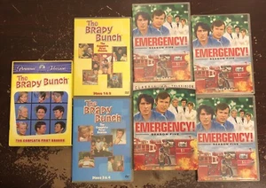 The Brady Bunch 1st Season & Emergency Season 5 DVDs - Picture 1 of 24