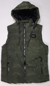 Zhang Hao Mens Zip Front Hooded Weatherproof Vest Camo Green Size 3XL - Picture 1 of 12