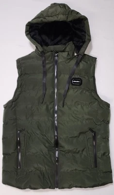 Chaleco impermeable con capucha frontal Zhang Hao para hombre camuflaje verde talla 3XL Foto 1 de 4