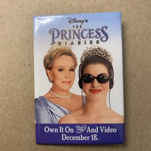 Disney The Princess Diaries Film DVD/Video Promo Pinback Button - Bild 1 von 2