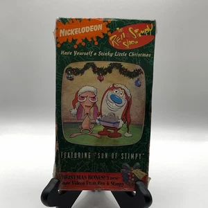 Nickelodeon Ren & Stimpy Show Have Yourself A Stinky Little Christmas VHS New - Imagen 1 de 6