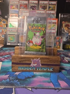 1999 Factory Sealed Pokemon Jungle Booster Pack Wigglytuff Art Long Crimp Eng - Bild 1 von 2