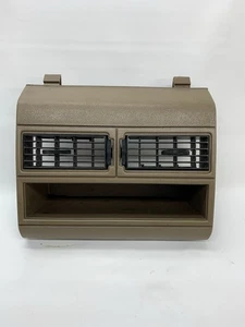 88-94 OBS Chevy GMC Truck Center Dash Bezel Vent OEM GM C/K C1500 Stereo Tan - Picture 1 of 14
