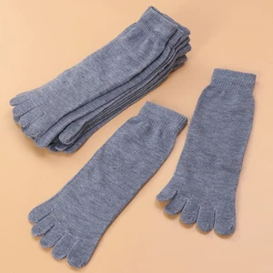 5 Pairs Fashion Men Socks Cotton Middle Tube Five Finger Socks Toe toe socks - Bild 1 von 11