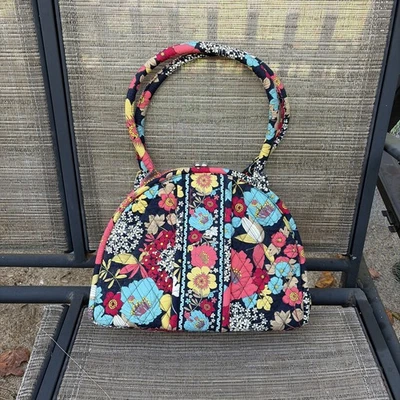 Vera Bradley Bag Eloise With Kiss Lock Purse Happy Snail - with 3 accessories! - Image 1 of 4
