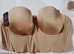 NEW FELINA WARM NUDE SIZE 36DDD BODY VEIL STRAPLESS UW BRA 380104 - Picture 1 of 12