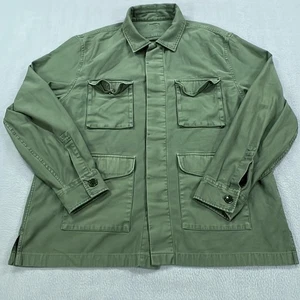 Camisa Chaqueta Bonobos Chore Hombres Grande Corta Oliva Calce Ajustado Campo Utilidad 4 Bolsillos - Imagen 1 de 13