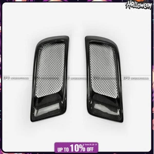 Carbon Fiber Front Bumper Air Intake Duct 2pcs Kit For MITSUBISHI EVO 10 R-Style - Picture 1 of 12