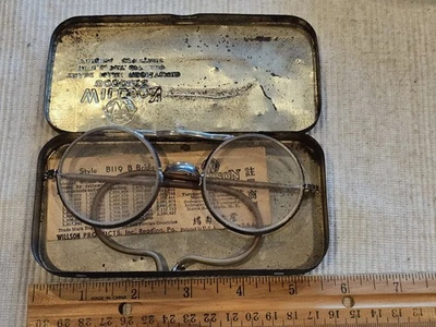 Gafas de motocicleta Willson B119 B Bridge años 20 30 tapa de botella lentes L@@K!!! Foto 1 de 4