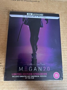 Megan 2.0 (2025) UK 4K UHD Blu Ray SteelBook NEW & SEALED Horror Sequel - Bild 1 von 4