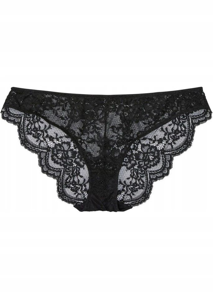 Slip aus Spitze Gr. 40/42 Schwarz Damen Mini Slip Panty Unterwasche Dessous Neu* - Bild 1 von 1