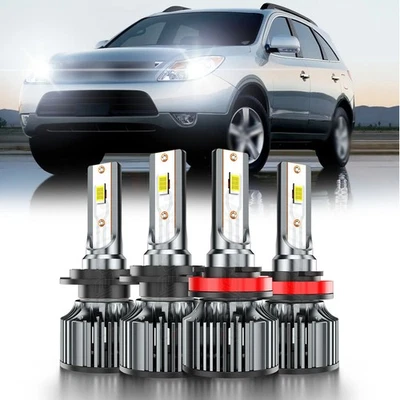 Combo de faros antiniebla de haz alto bajo LED para Hyundai Veracruz 2007-2012 Foto 1 de 4