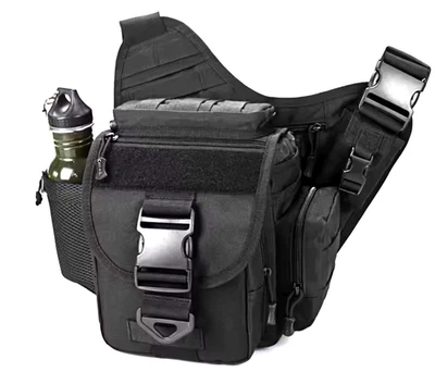 Military Style Waterproof Tactical Crossbody Sling Chest Molle Bag - Image 1 of 4
