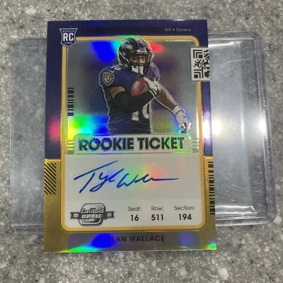 Tyson Wallace Contenders Optic 2021 RC Auto Gold 6/10 📈🔥 - Image 1 of 3