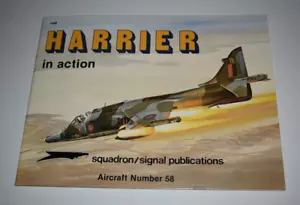 Squadron Signal Publications Aircraft No.58 - HARRIER IN ACTION softcover - Imagen 1 de 2