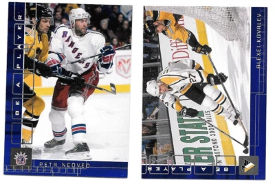 Lot of 3 2001-02 BAP Memorabilia Sapphire Petr Nedved Alexei Kovalev Erat /100 - Image 1 of 4