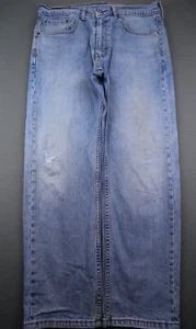 Pantalones de mezclilla para hombre Levi's 505 2015 calce regular elástico lavado medio talla 34x29 - Imagen 1 de 11