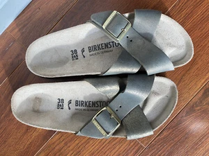 BIRKENSTOCK Siena Metallic Grün/Taupe 38N Neu - Bild 1 von 4
