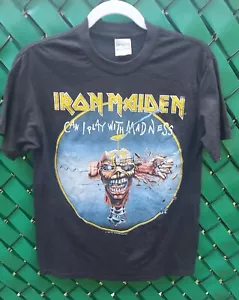 Camiseta de concierto Iron Maiden 1988 séptimo hijo del séptimo hijo de gira por el Reino Unido nueva sin usar - Imagen 1 de 6