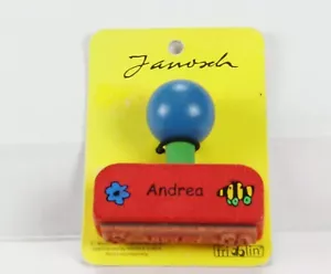 Stempel Namensstempel Blume+Tigerente Mädchenname Andrea - Bild 1 von 1