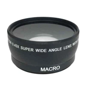 58MM 0.45x Wide Angle with Macro Lens Lente for Canon Nikon EOS 350D-600D 1100D - Picture 1 of 25