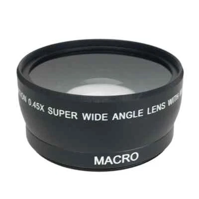 58MM 0.45x Wide Angle with Macro Lens Lente for Canon Nikon EOS 350D-600D 1100D - Image 1 of 4
