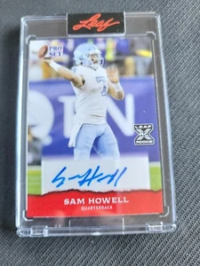 2022 LEAF PRO SET SAM HOWELL PSA-SH1 AUTO AUTOGRAPH XRC ROOKIE RC COMMANDERS - Picture 1 of 2