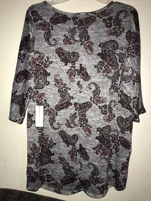 Top Bobbie Brooks para mujer alto-bajo cachemir talla mediana Foto 1 de 2