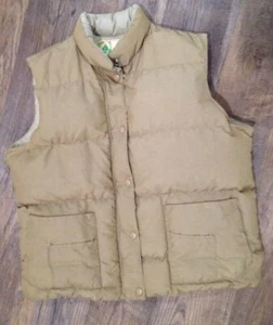 Womens Goose Canada Woods Arctic Down Insulated 283 Puffer Vest M/L Vintage 80s - Picture 1 of 10