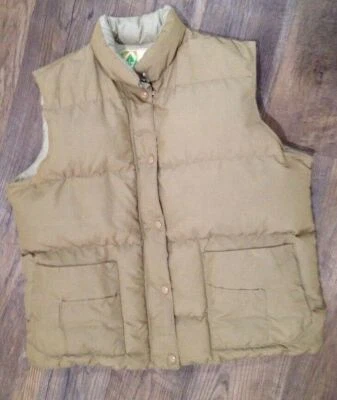 Womens Goose Canada Woods Arctic Down Insulated 283 Puffer Vest M/L Vintage 80s - Image 1 of 4
