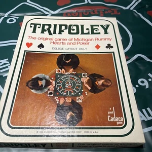 Vintage Cadaco TRIPOLEY Deluxe Edition mat Only Plus Box! - Picture 1 of 12