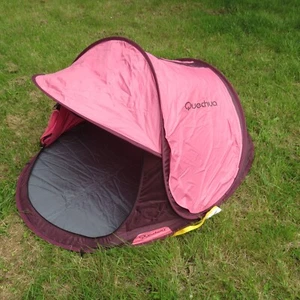 Quechua 2 Seconds BABY PINK Pop Up Tent + MAT Beach Festival KID`S Shelter - Picture 1 of 19