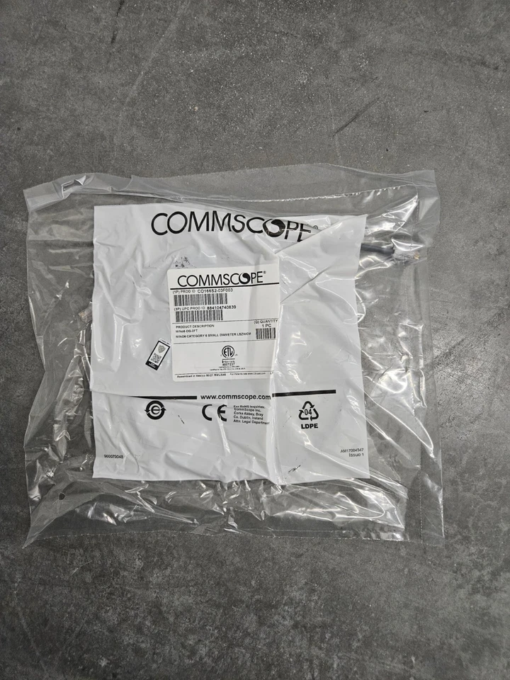 CommScope Systimax  CO166S2-03F003 MiNo6 Cat 6 Reduced Diameter 100 Patch Cords - Image 1 of 2