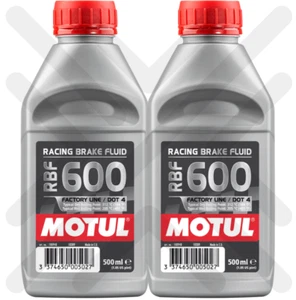 Motul RBF600 Brake Fluid High Performance Track Race DOT 4 - 2 X 500ML (1 Litre) - Picture 1 of 1