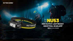 Nitecore NU53 1800 Lumens 175 Meter Throw Compact Rechargeable Camping Headlamp - Picture 1 of 20