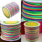 100m Multicolor Craft Cord Beading Thread for Jewelry Making, Rainbow