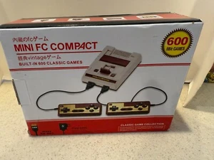 Mini FC Compact Built In 600 Classic Games 8Bit HDMI TV Game *Only 1 Controller* - Picture 1 of 5