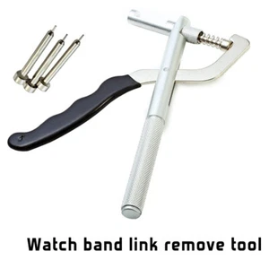 Handheld Pliers Repair Tool Watch Strap Link Bracelet Chain Pins Bar Remover Kit - Picture 1 of 8