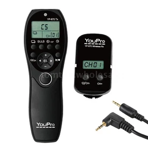 Wireless Remote Timer Shutter Release Transmitter Receiver for Canon Pentax I3C0 - Picture 1 of 5