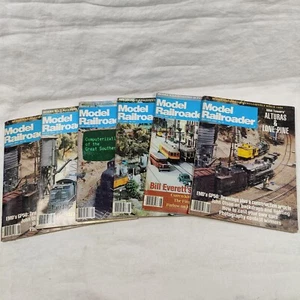 Model Railroader Magazine 1983 Vintage Lot of 6 Magazines - Picture 1 of 7