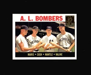 1997 Topps MICKEY MANTLE #36 of 36 ROGER MARIS AL KALINE CASH 1964 Topps Reprint - Picture 1 of 2