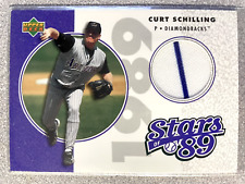 2002 UD Authentics Curt Schilling Stars of '89 Game-Worn Jersey Card #SL-CS