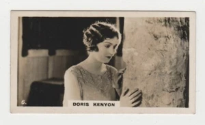 Doris Kenyon 1925 Lambert and Butler Popular Film Stars Tobacco Card #6 - Picture 1 of 2