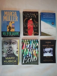Lot of 6 Marcia Muller Linsey Davis Jacquelyn Mitchard Mary Kubica Amy Rose Cape - Picture 1 of 12